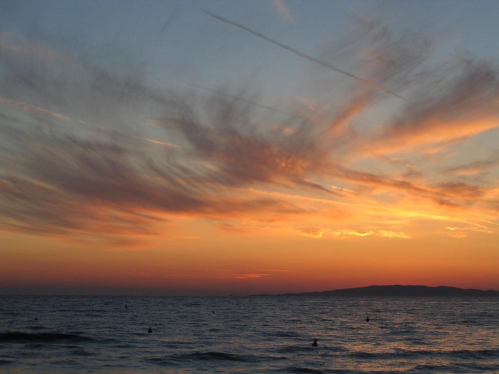 Západ slunce v Itálii