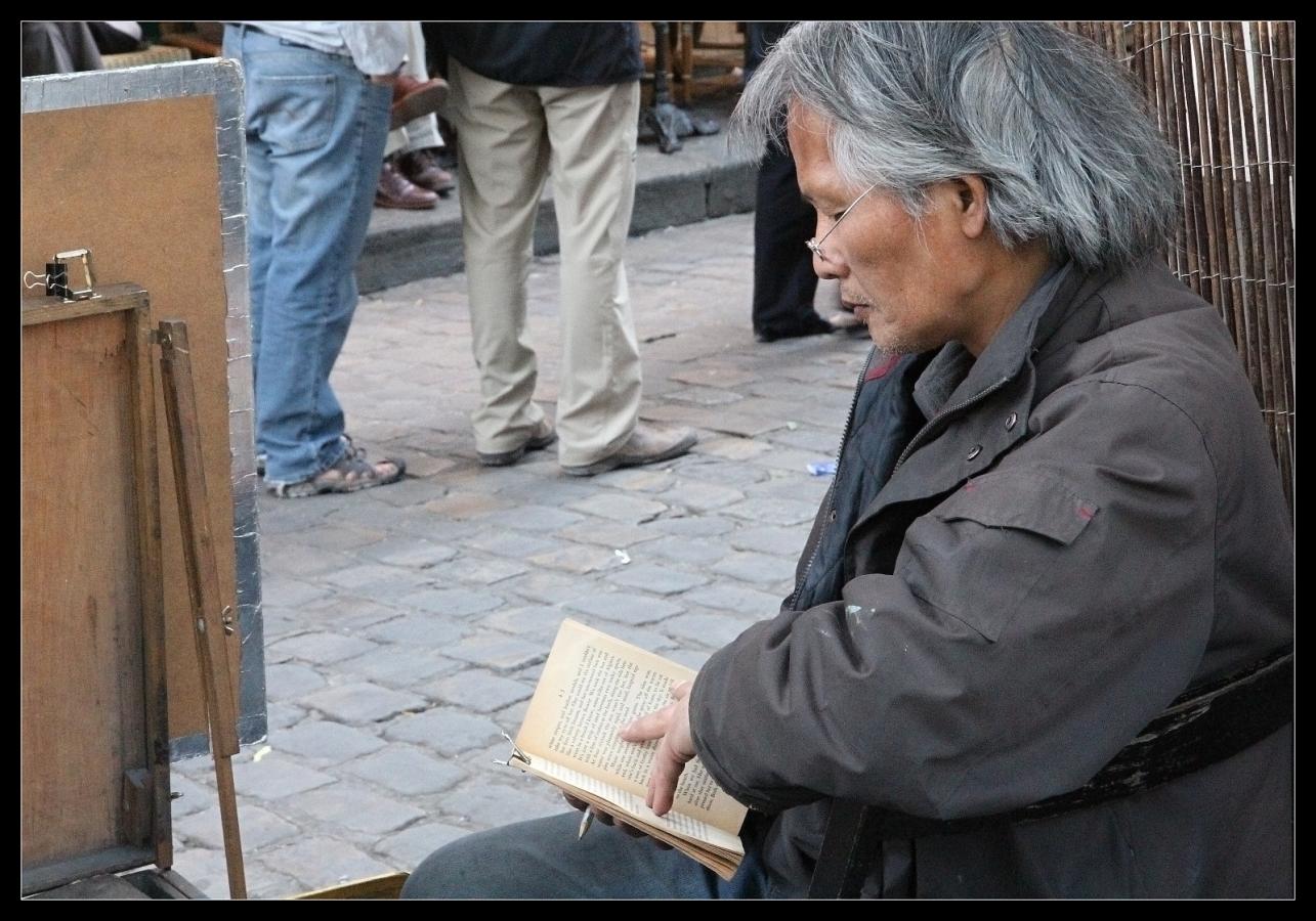 a34 Čtenář - malíř