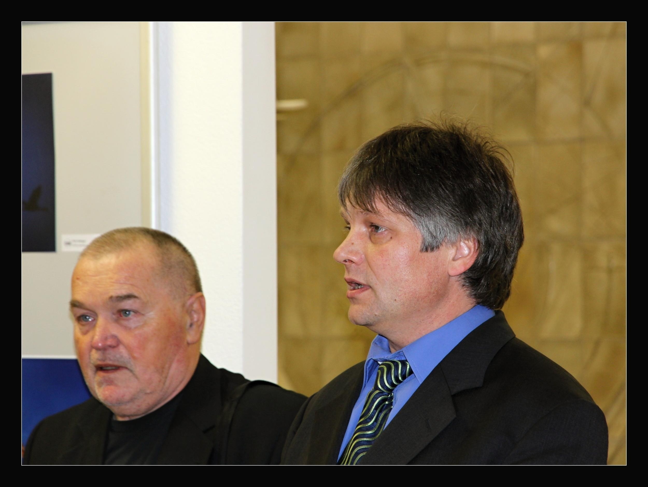 Z vernisáže výstavy - "šéfové akce"